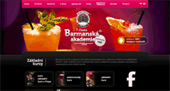 Desktop Screenshot of barmanakademie.cz