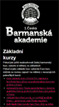 Mobile Screenshot of barmanakademie.cz