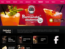 Tablet Screenshot of barmanakademie.cz
